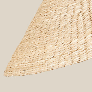 detail of seagrass lampshade - Number 4