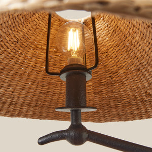 lightbulb inside of pendant shade - Number 7