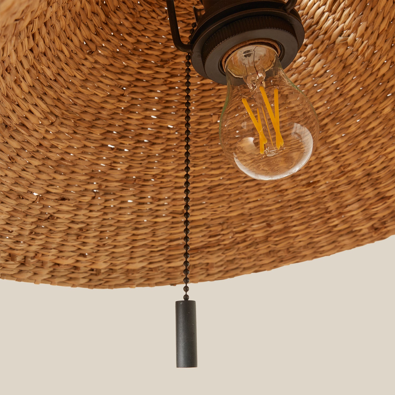 shade and lightbulb detail- Number 6