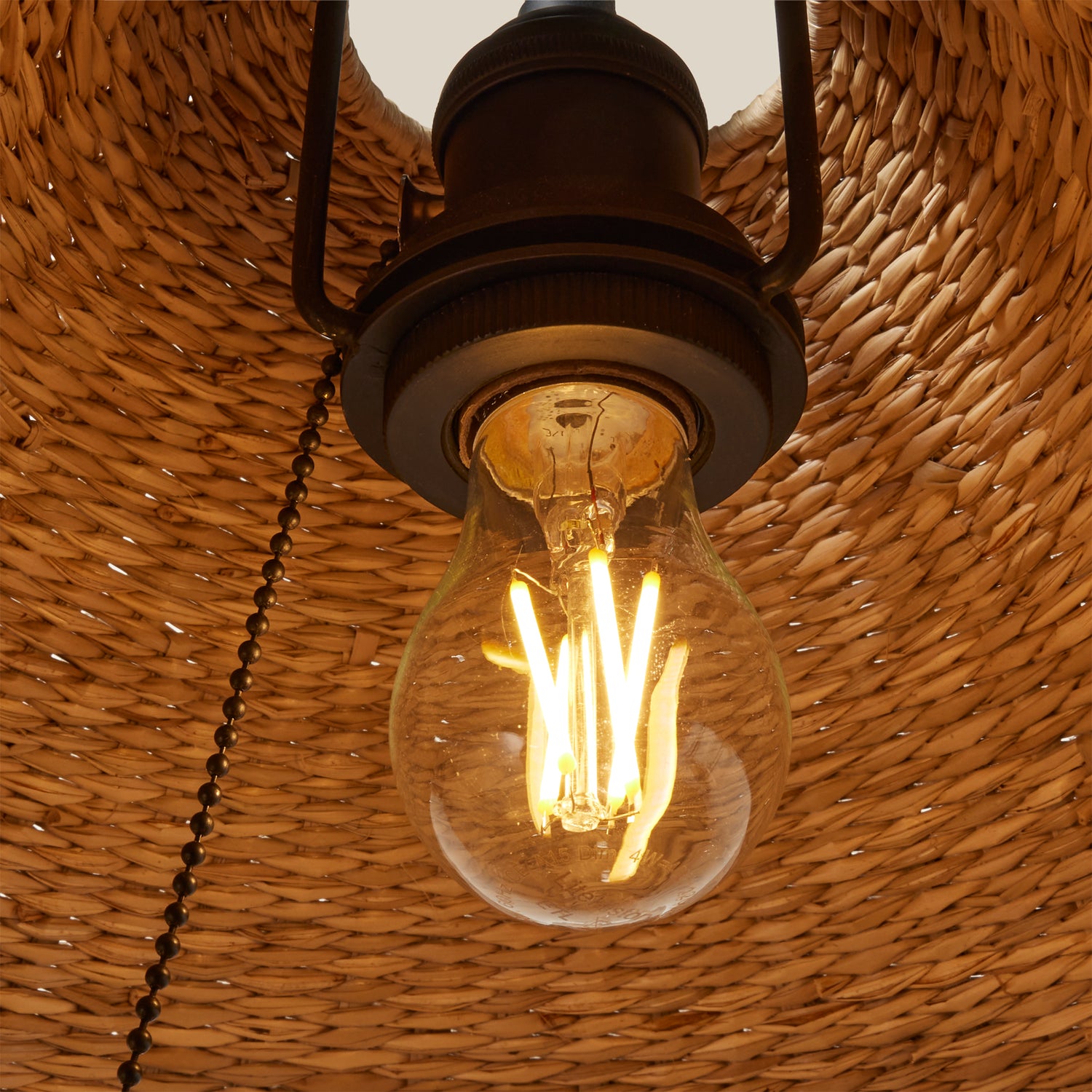 lightbulb inside shade- Number 5