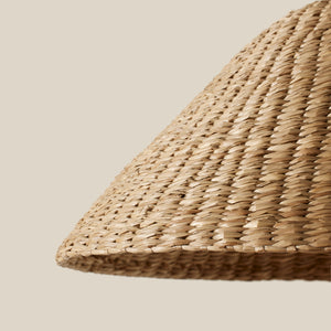 detail of rattan sconce shade - Number 7