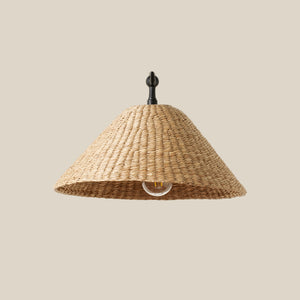 shade of rattan sconce - Number 4