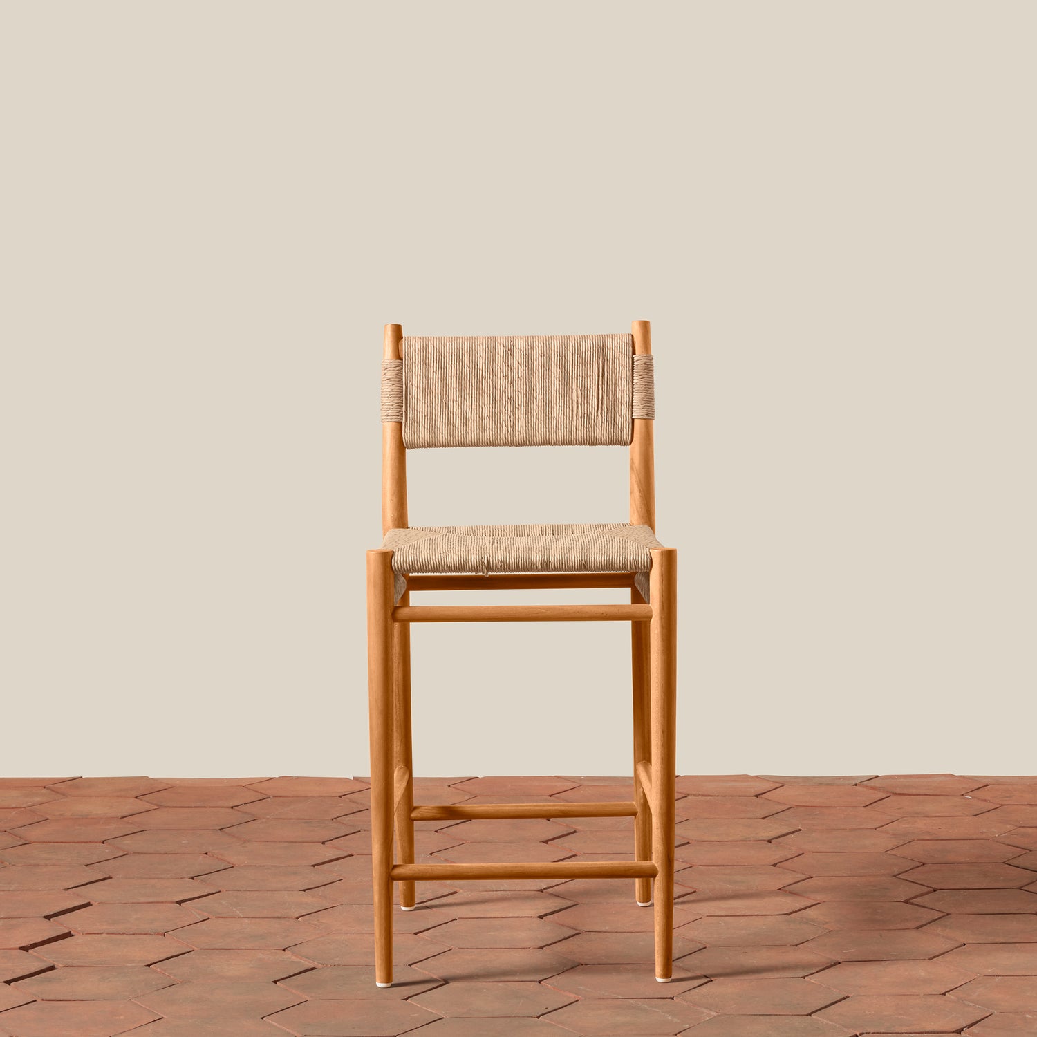 front view of indoor and outdoor counter stool- Number 5