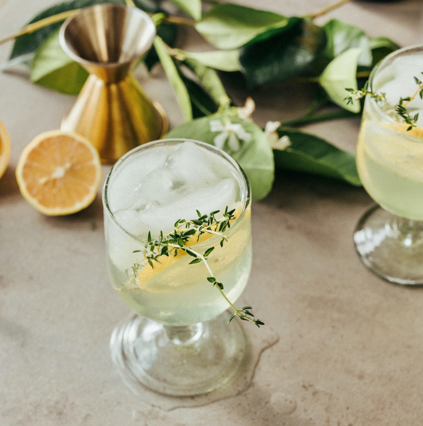 Recycled Glass Petite Goblets, Set of 4- Number 5