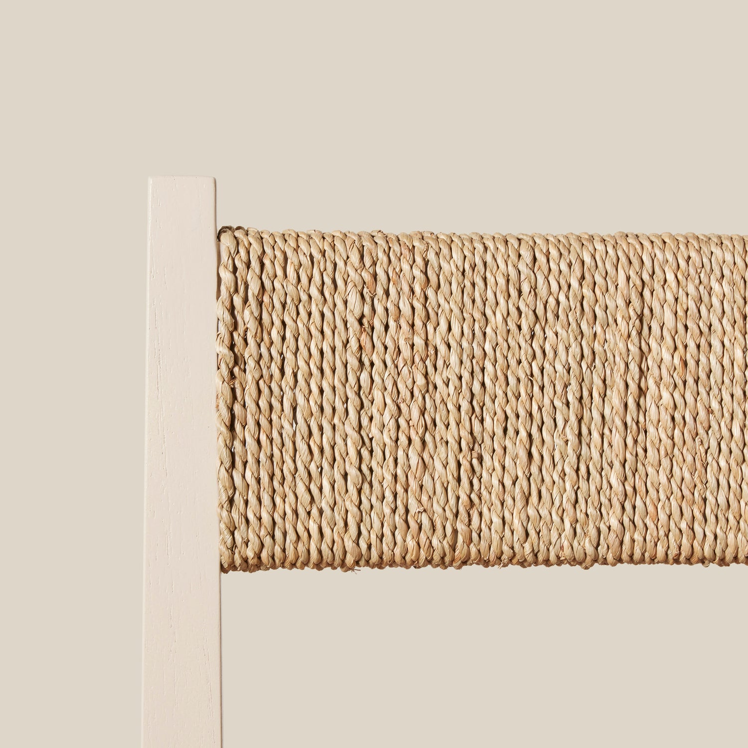 Woven seagrass stair runner on a neutral background- Number 17