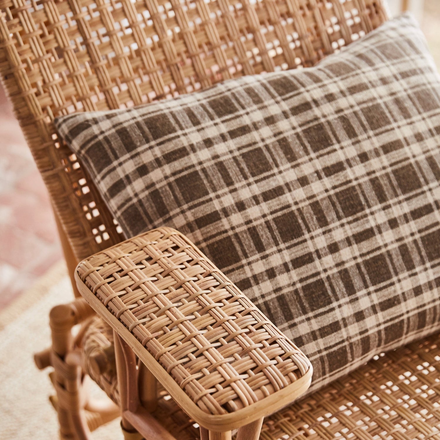 flore chaise lounge detail with pillow- Number 9