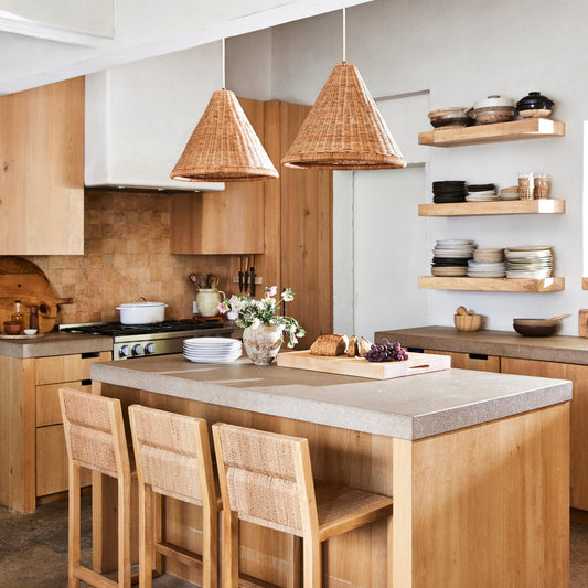 textura counter stools in kitchen - Image 2