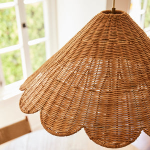 maude rattan scallop pendant detail - Number 3