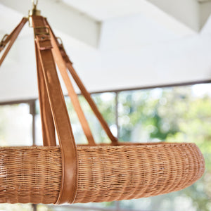 pampas rattan halo chandelier detail - Number 3