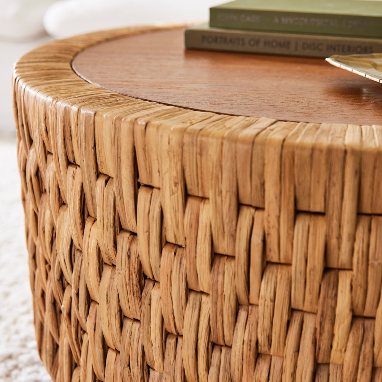 puebla woven coffee table detail- Number 3