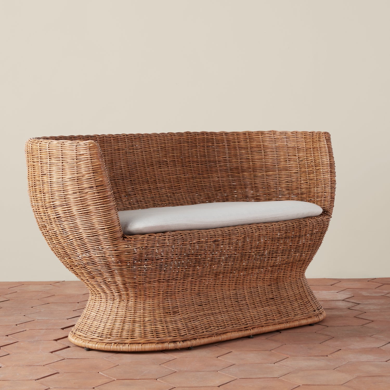 siena woven settee angle- Number 1