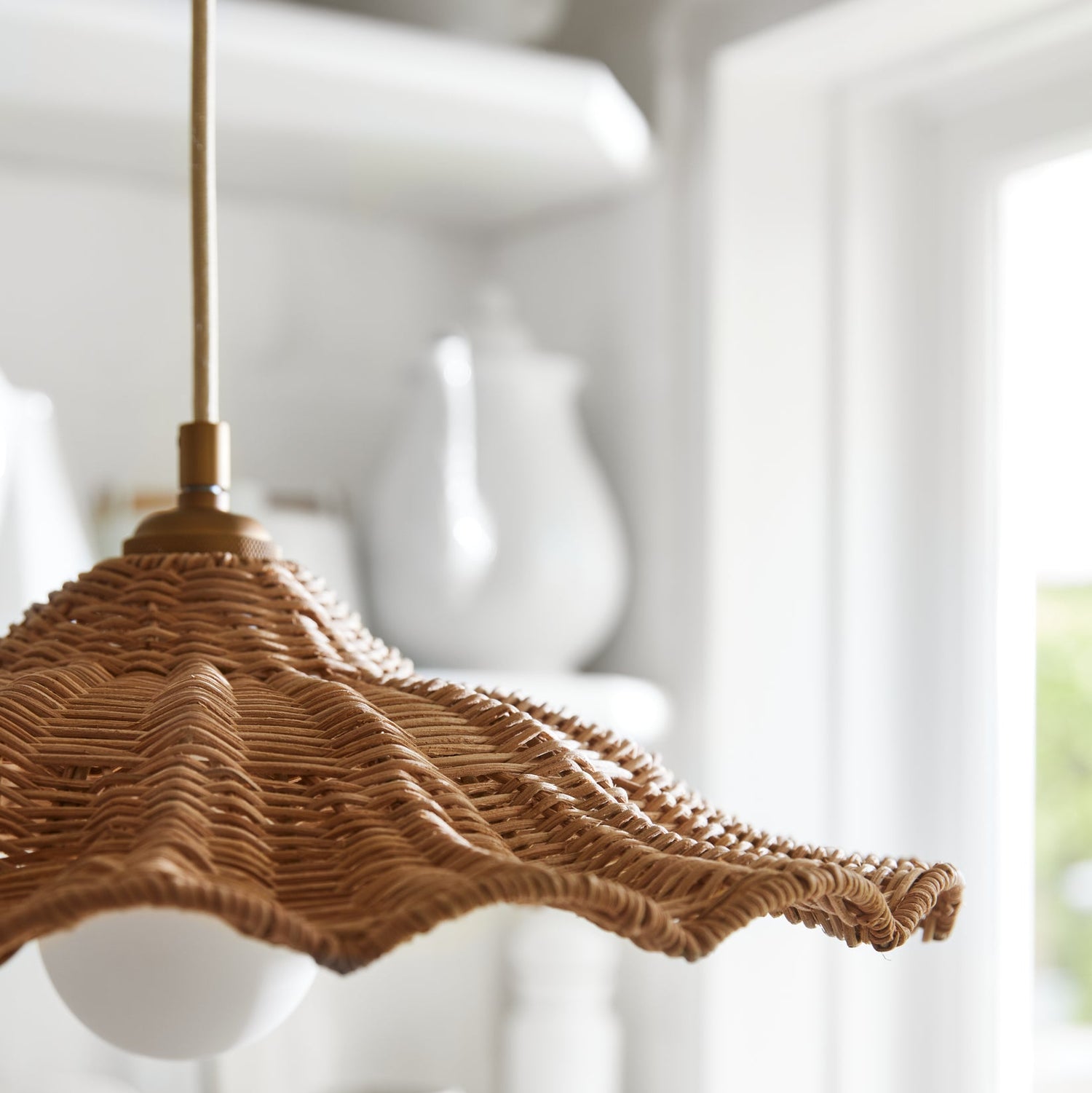 savannah pendant hanging in kitchen- Number 4