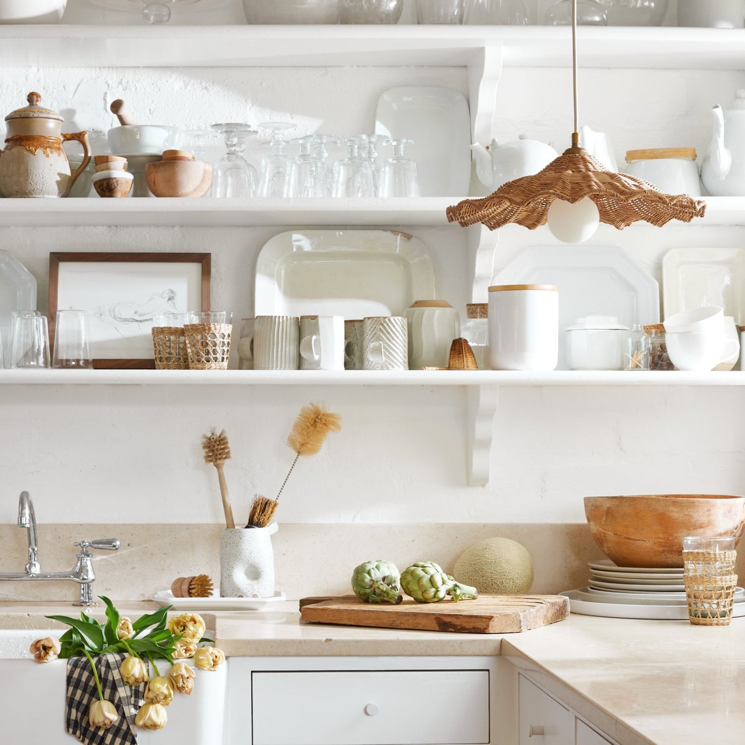 savannah pendant hanging in kitchen- Number 3