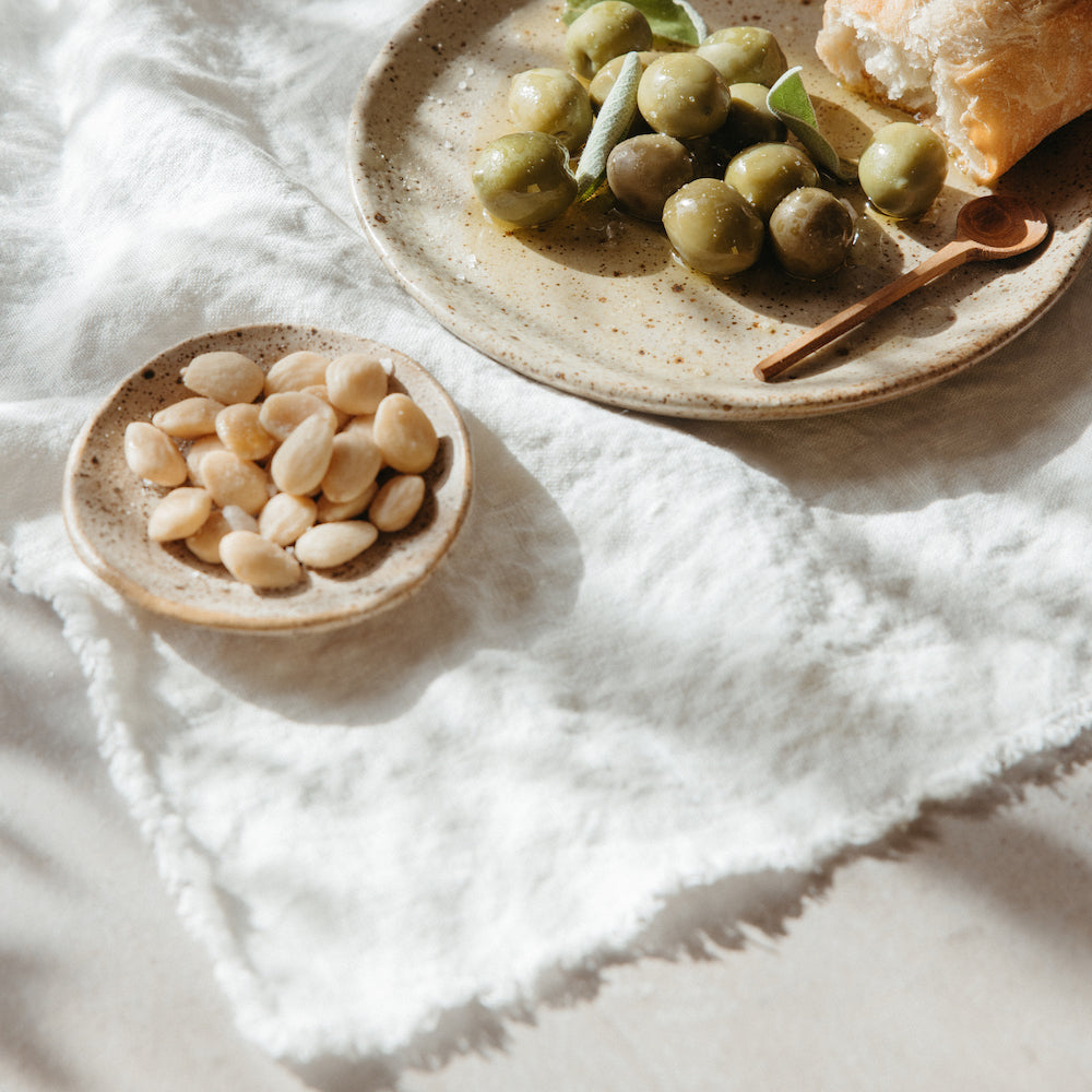 Linen Table Throw- Number 9