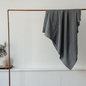 Linen Table Throw - Number 6