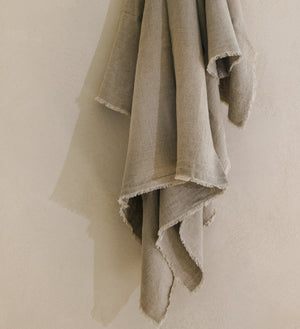 Linen Table Throw - Number 4