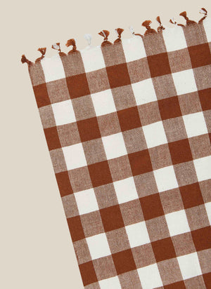corner of gingham tablecloth - Number 3