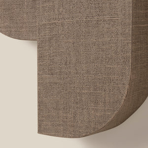 Textured brown rug on a beige background - Number 3