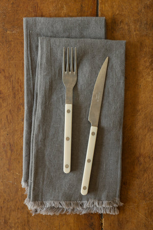 Oversized Frayed Linen Napkins, Set of 4 - Number 5
