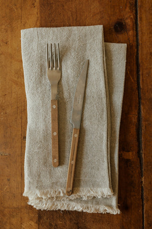 Oversized Frayed Linen Napkins, Set of 4 - Number 3