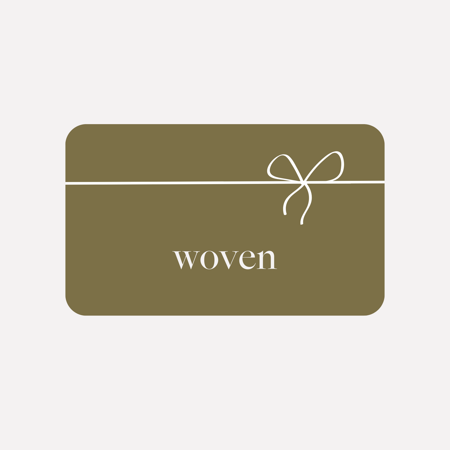 Woven Gift Card