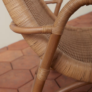bodega wicker lounge chair in natural detail - Number 8