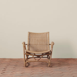 bodega wicker lounge chair in natural - Number 5