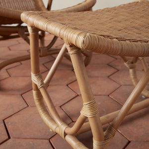 bodega wicker ottoman in natural detail - Number 9