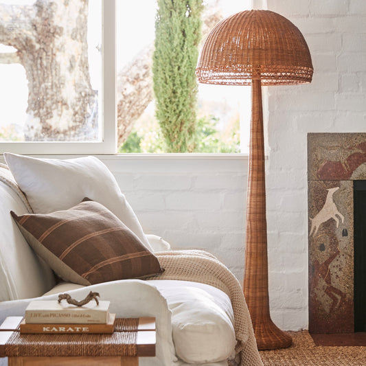 augusta floor lamp in living room - Image 2