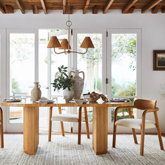 delphine chandelier over dining table - Image 2
