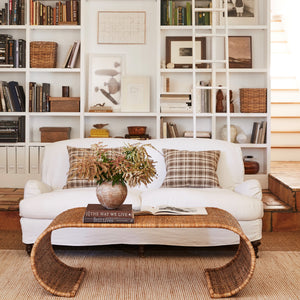 healdsburg wicker coffee table in living room - Number 2