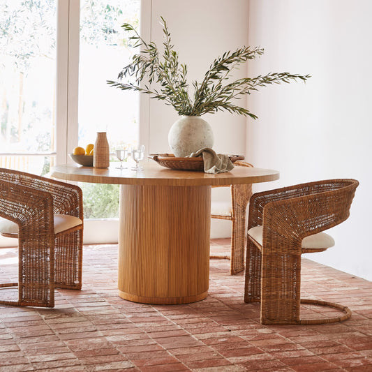 healdsburg dining chair at table - Image 2