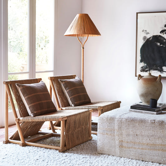 delphine floor lamp in living room - Image 2