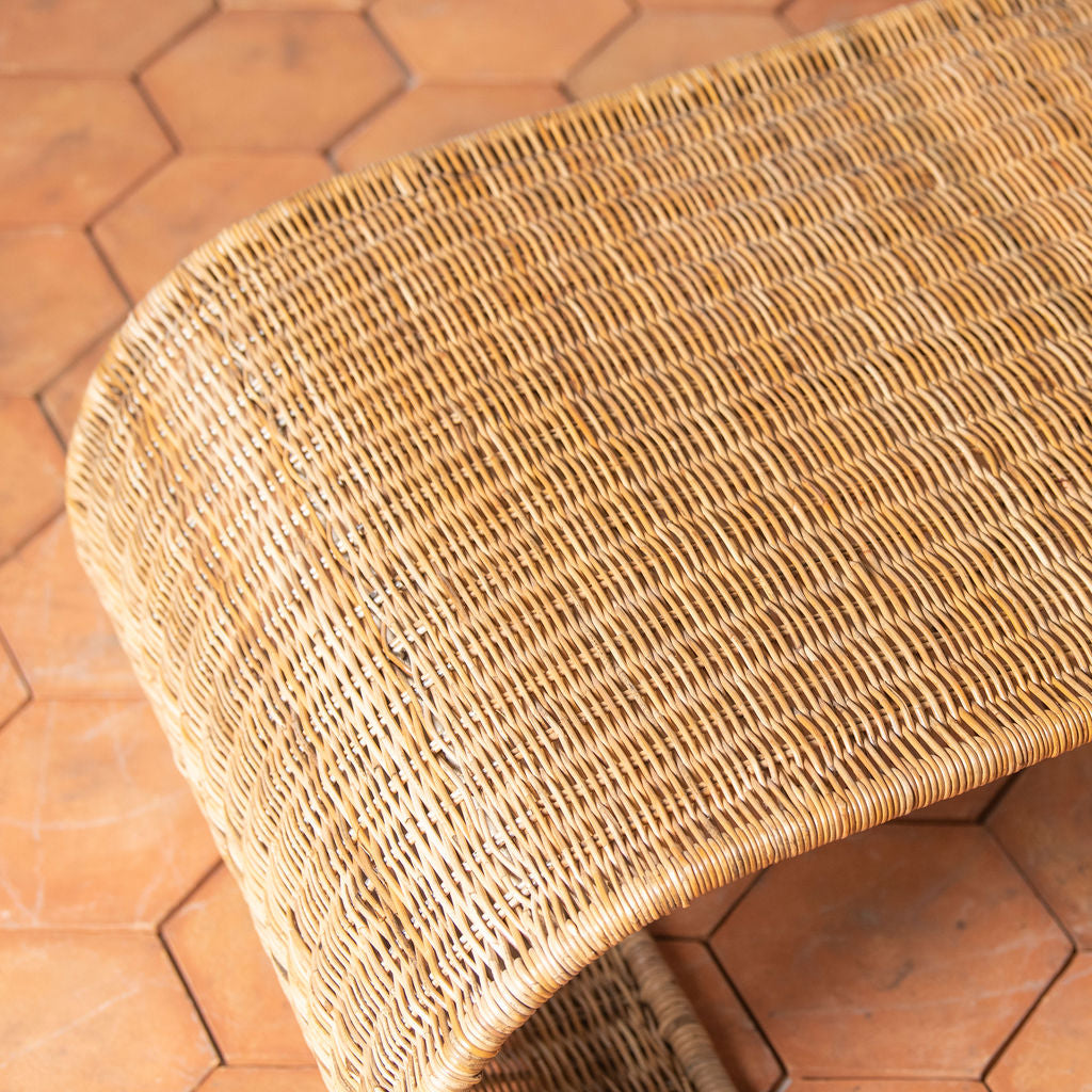 healdsburg wicker coffee table detail- Number 6