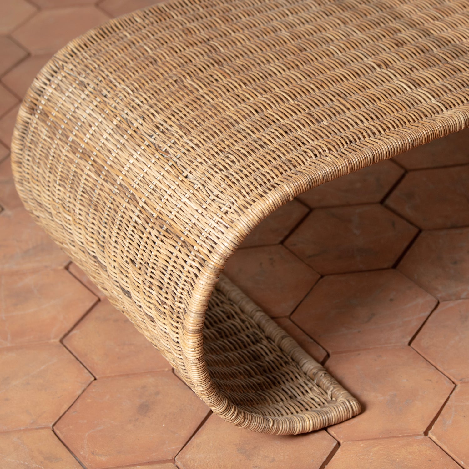 healdsburg wicker coffee table detail- Number 7
