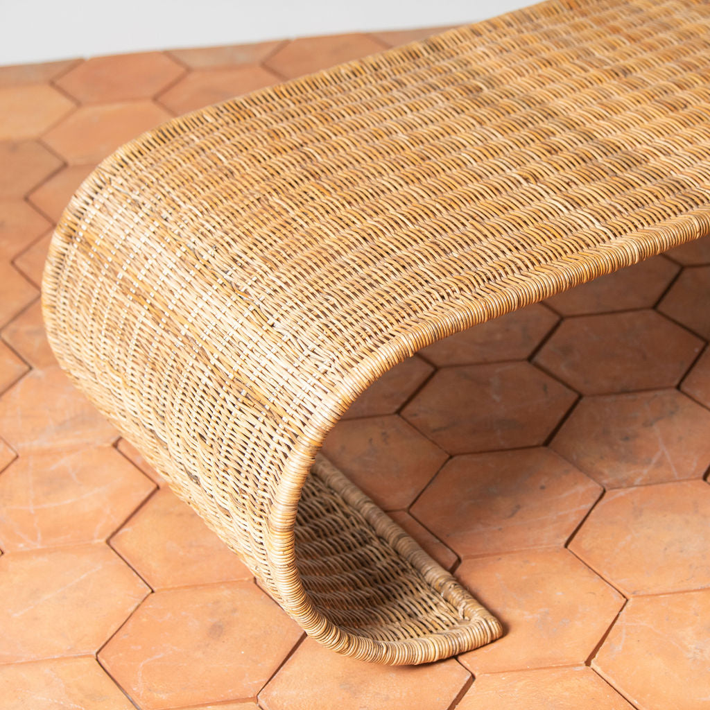 healdsburg wicker coffee table detail- Number 5