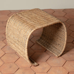 Healdsburg wicker side table angle - Number 5