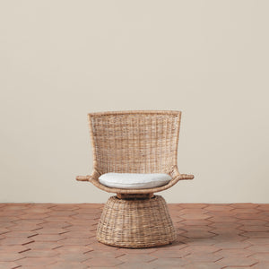 Healdsburg Small Wicker Swivel Chair - Number 5
