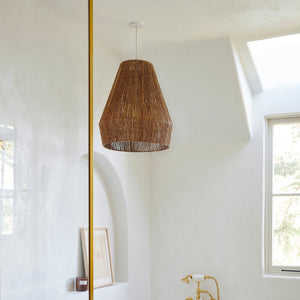 collins jute pendant in bathroom - Number 3