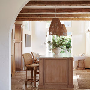 collins jute pendant hanging over island - Number 2