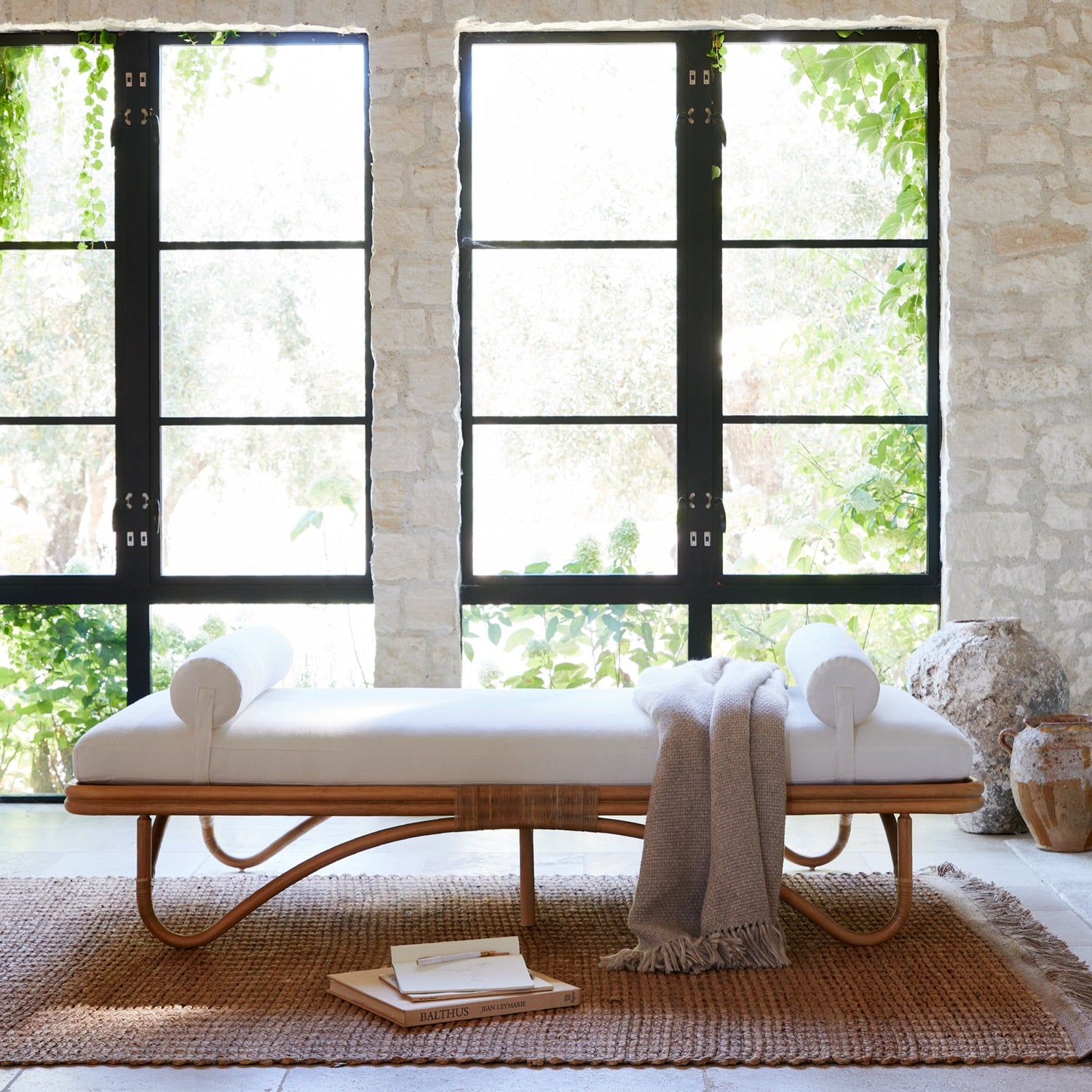 margot rattan daybed in living room- Number 2