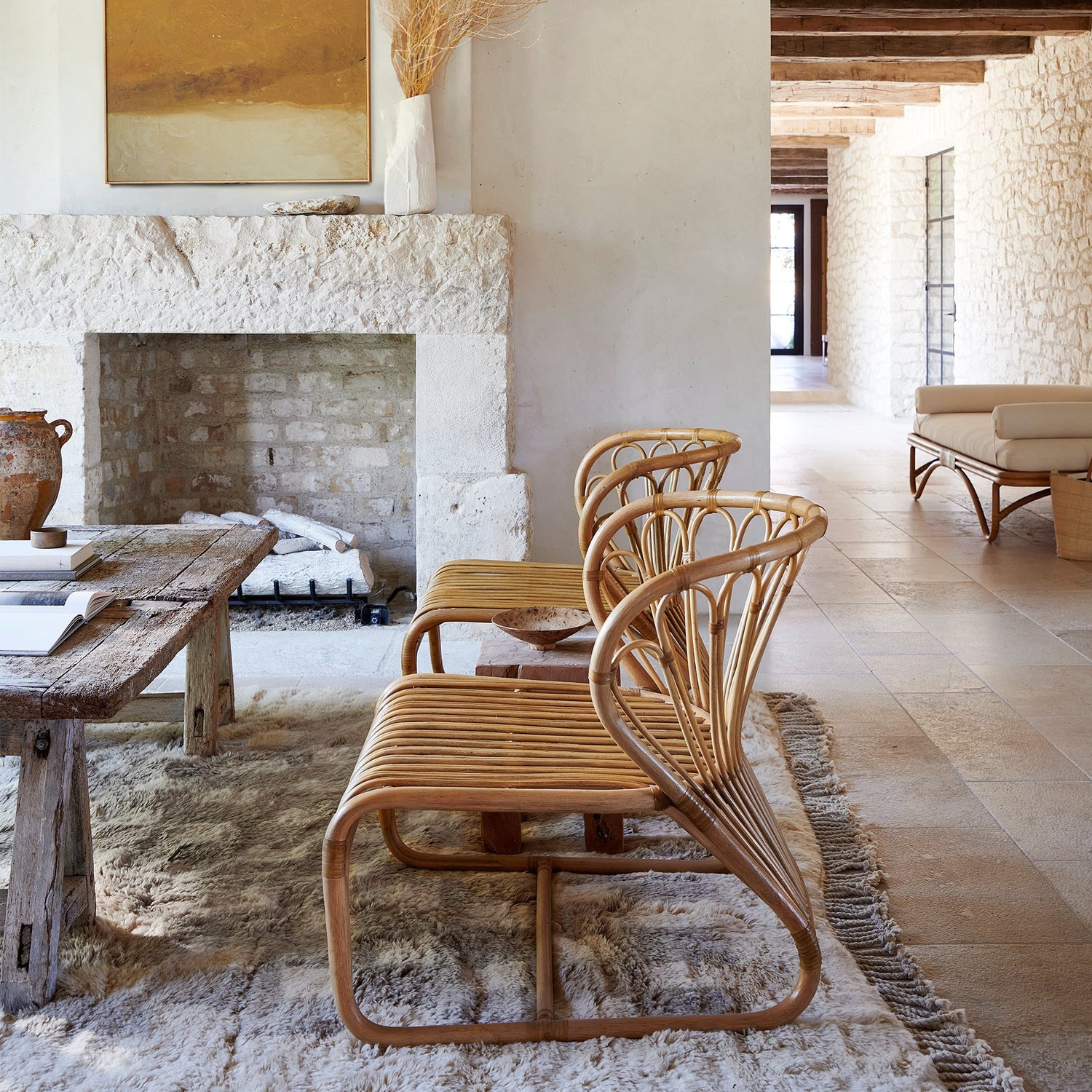 coste rattan lounge chairs in living room- Number 5