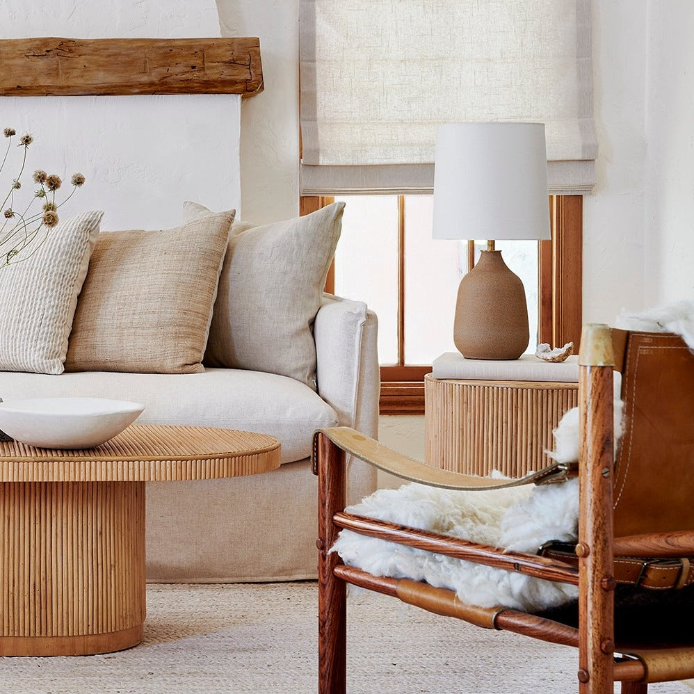 gabriella rattan side table in living room- Number 3
