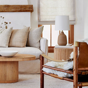 gabriella rattan side table in living room - Number 3