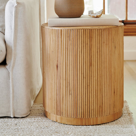 gabriella rattan side table - Image 2