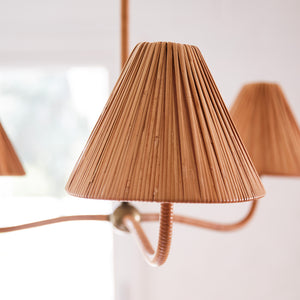 Closeup on chandelier lampshade - Number 6