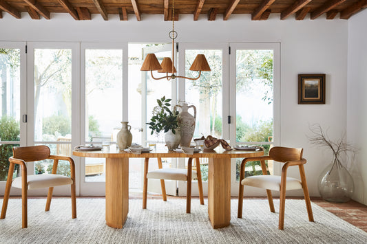 gabriella dining chairs at dining table - Image 2