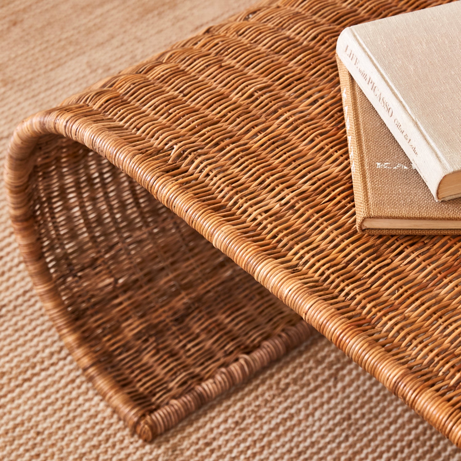 healdsburg wicker coffee table detail- Number 3