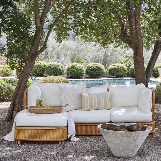 natura sectional with ottoman outdoors - Image 2