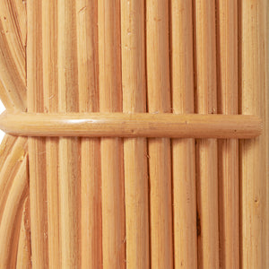 Clara Bundled Rattan Rectangular Mirror - Number 9